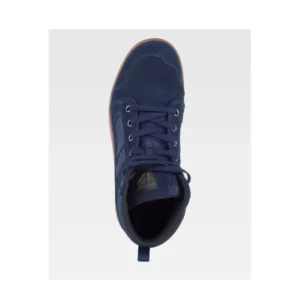Zapatilla abotinada WorkTeam P4019, Marino, vista cenital de un zapato