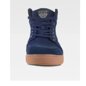 Zapatilla abotinada WorkTeam P4019, Marino, vista frontal