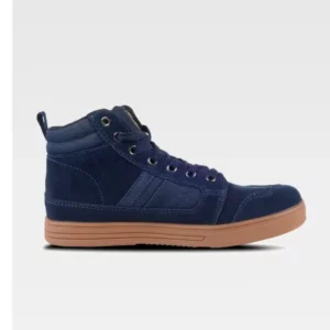 Zapatilla abotinada WorkTeam P4019, Marino, vista lateral derecha
