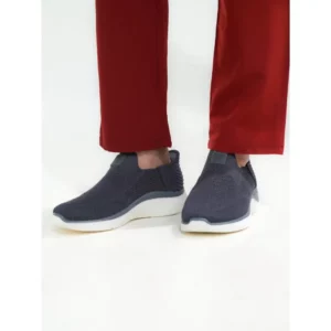 Zapatilla de punto WorkTeam P4020, Gris, vista con persona