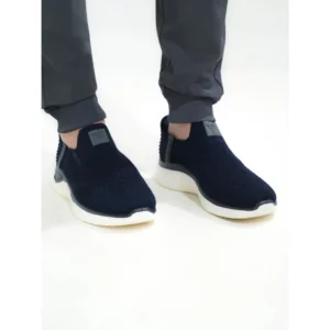 Zapatilla de punto WorkTeam P4020, Marino, vista con persona