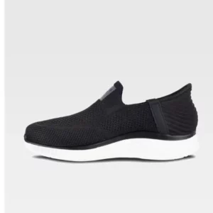 Zapatilla de punto WorkTeam P4020, Negro, vista lateral izquierda