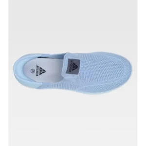 Zapatilla de punto WorkTeam P4020, Turquesa claro, vista cenital de un zapato