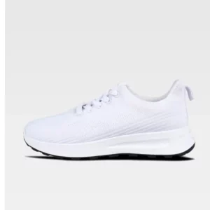 Zapatilla deportiva de punto WorkTeam P4021, Blanco, vista lateral izquierda