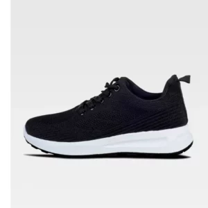 Zapatilla deportiva de punto WorkTeam P4021, Negro, vista lateral izquierda