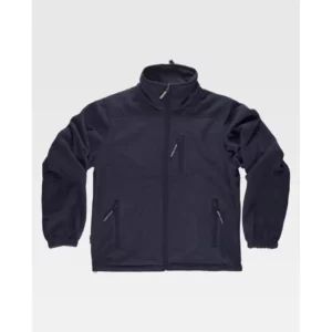 Chaqueta polar con coderas WorkTeam S4000, Marino, vista frontal