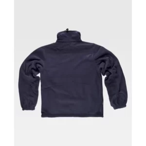 Chaqueta polar con coderas WorkTeam S4000, Marino, vista trasera