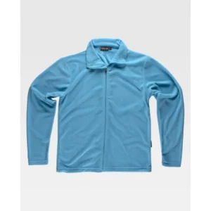 Chaqueta polar segunda piel WorkTeam S4002, Celeste, vista frontal