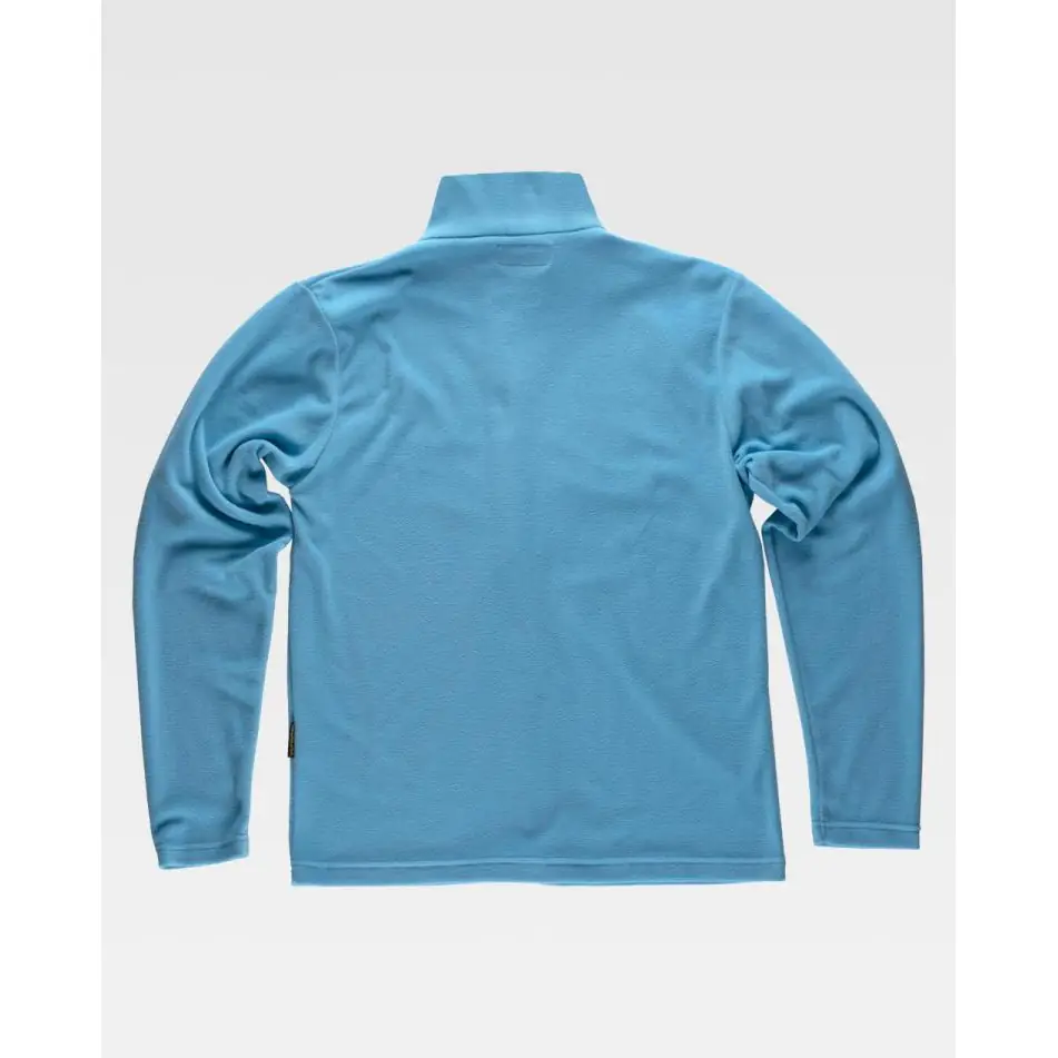 Chaqueta polar segunda piel WorkTeam S4002 6 Chaqueta polar segunda piel WorkTeam S4002, Celeste, vista trasera