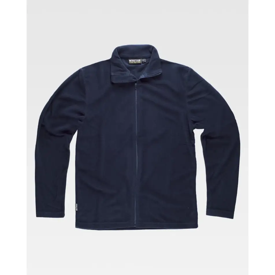 Chaqueta polar segunda piel WorkTeam S4002 7 Chaqueta polar segunda piel WorkTeam S4002, Marino, vista frontal