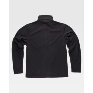 Chaqueta polar segunda piel WorkTeam S4002, Negro, vista trasera