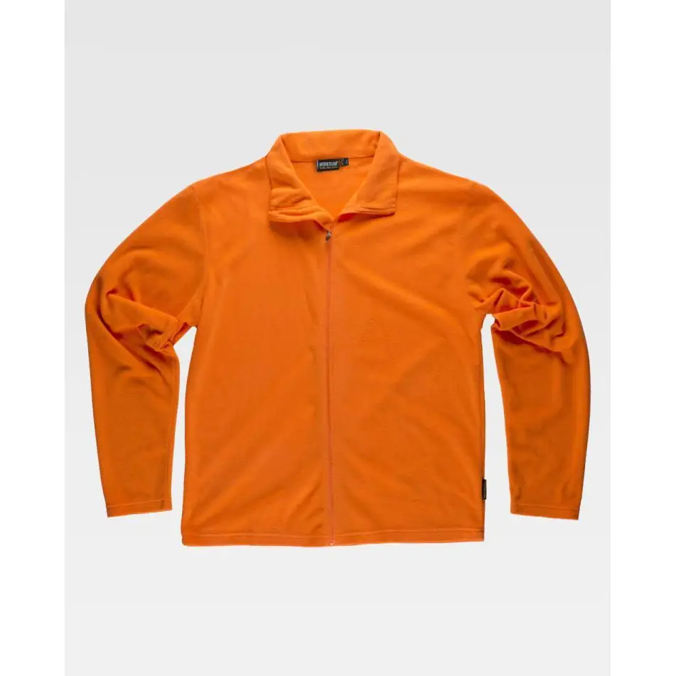 Chaqueta polar segunda piel WorkTeam S4002 9 Chaqueta polar segunda piel WorkTeam S4002, Naranja flúor, vista frontal