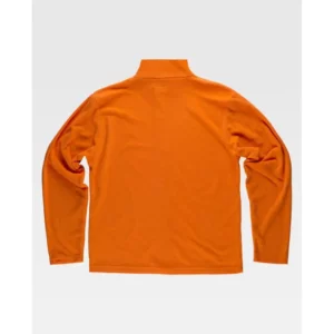 Chaqueta polar segunda piel WorkTeam S4002, Naranja flúor, vista trasera