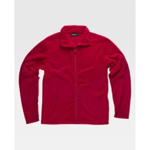 Chaqueta polar segunda piel WorkTeam S4002, Rojo, vista frontal