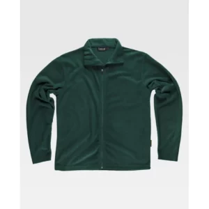 Chaqueta polar segunda piel WorkTeam S4002, Verde, vista frontal