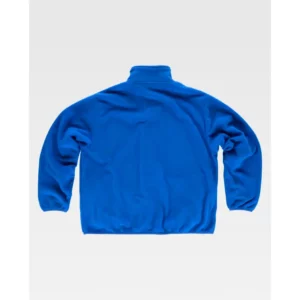 Chaqueta polar con bolsillos WorkTeam S4005, Azulina, vista trasera