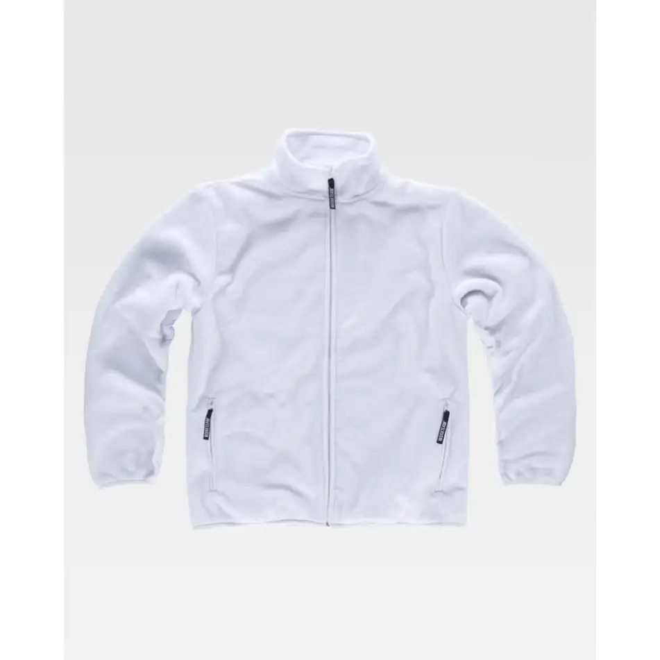 Chaqueta polar con bolsillos WorkTeam S4005 3 Chaqueta polar con bolsillos WorkTeam S4005, Blanco, vista frontal