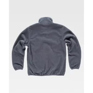 Chaqueta polar con bolsillos WorkTeam S4005, Gris oscuro, vista trasera