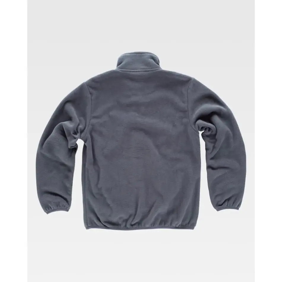 Chaqueta polar con bolsillos WorkTeam S4005 6 Chaqueta polar con bolsillos WorkTeam S4005, Gris oscuro, vista trasera