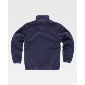 Chaqueta polar con bolsillos WorkTeam S4005, Marino, vista trasera