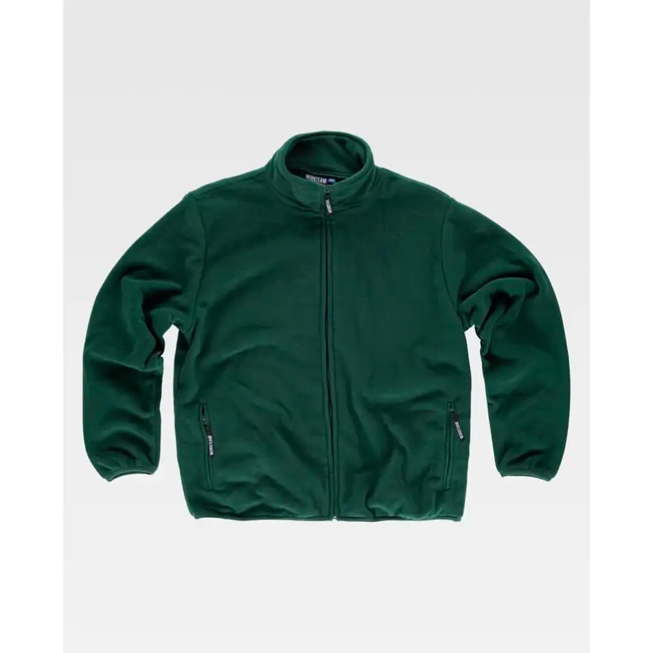 Chaqueta polar con bolsillos WorkTeam S4005 12 Chaqueta polar con bolsillos WorkTeam S4005, Verde oscuro, vista frontal