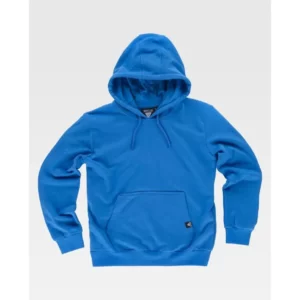 Sudadera básica con capucha WorkTeam S5506, Azul, vista frontal