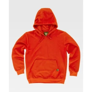 Sudadera básica con capucha WorkTeam S5506, Naranja, vista frontal