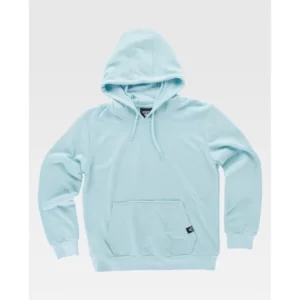 Sudadera básica con capucha WorkTeam S5506, Turquesa claro, vista frontal