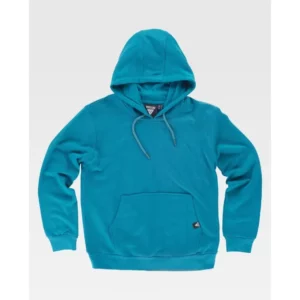 Sudadera básica con capucha WorkTeam S5506, Turquesa oscuro, vista frontal
