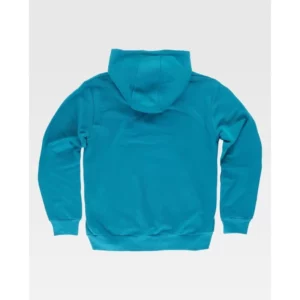 Sudadera básica con capucha WorkTeam S5506, Turquesa oscuro, vista trasera