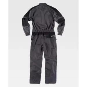 Buzo WorkTeam WF1042, Gris oscuro/Negro, vista posterior