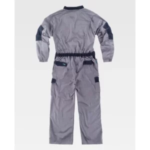 Buzo WorkTeam WF2620, Gris/Marino, vista posterior