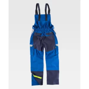 Peto WorkTeam WF5856, Azulina/Gris claro/Marino, vista posterior