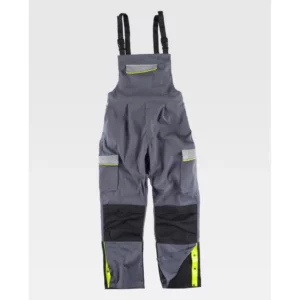 Peto WorkTeam WF5856, Gris oscuro/Gris claro/Negro, vista frontal