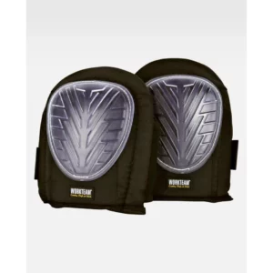 Rodilleras de gel WorkTeam WFA230, Negro, vista del par