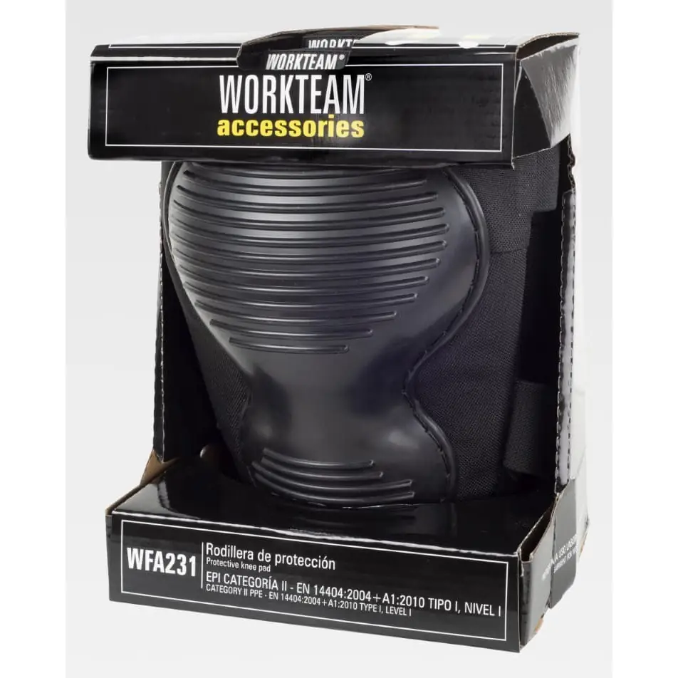 Rodilleras WorkTeam WFA231 2 Rodilleras WorkTeam WFA231, Negro, vista del envase