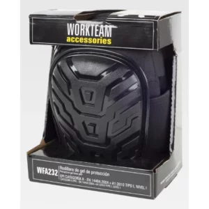 Rodilleras de gel WorkTeam WFA232, Negro, vista del envase