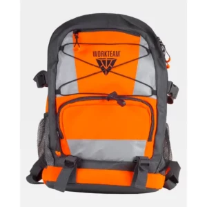 Mochila WorkTeam WFA407, Naranja flúor, vista frontal