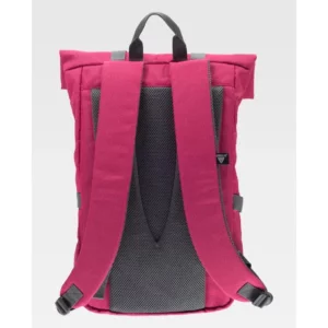 Mochila WorkTeam WFA408, Rosa fucsia jaspeado, vista posterior