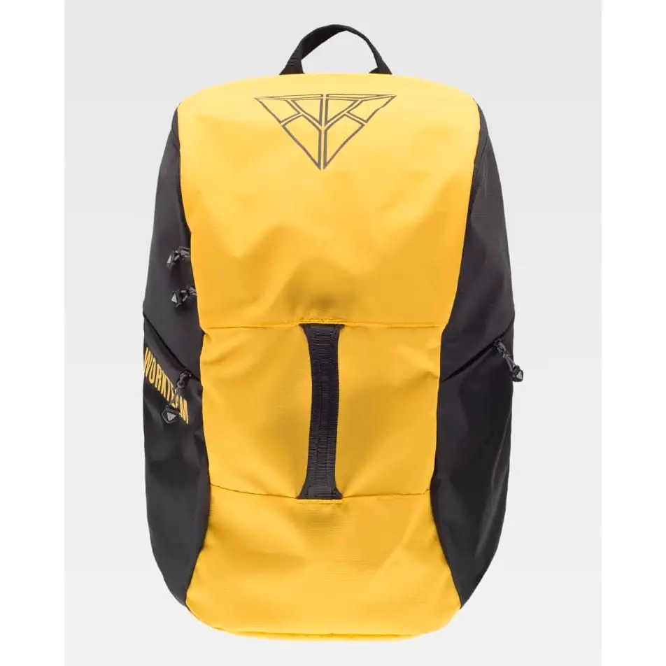 Mochila WorkTeam WFA409 1 Mochila WorkTeam WFA409, Negro/Amarillo, vista frontal