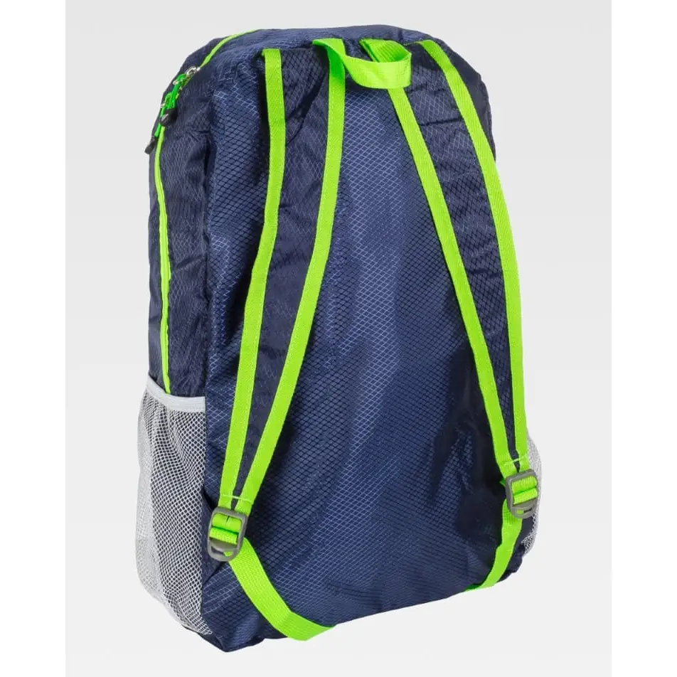 Mochila WorkTeam WFA415 3 Mochila WorkTeam WFA415, Marino/Verde flúor, vista posterior