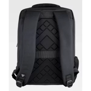 Mochila WorkTeam WFA430, Negro, vista posterior