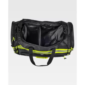 Bolsa de deporte WorkTeam WFA441, Negro/Amarillo fluor, vista interior