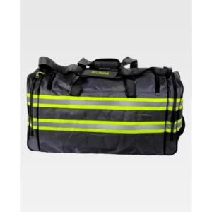 Bolsa de deporte WorkTeam WFA441, Negro/Amarillo fluor, vista posterior