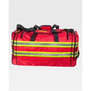 Bolsa de deporte WorkTeam WFA441, Rojo/Amarillo fluor, vista posterior