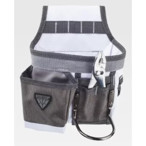 Bolsa de herramientas WorkTeam WFA555, Blanco/Gris, vista oblicua del producto