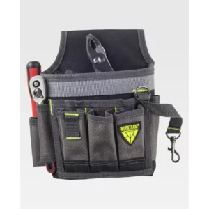 Bolsa de herramientas WorkTeam WFA556, Gris/Negro/Amarillo a.v., vista oblicua del producto