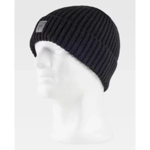 Gorro WorkTeam WFA911, Negro, vista oblicua sobre maniquí