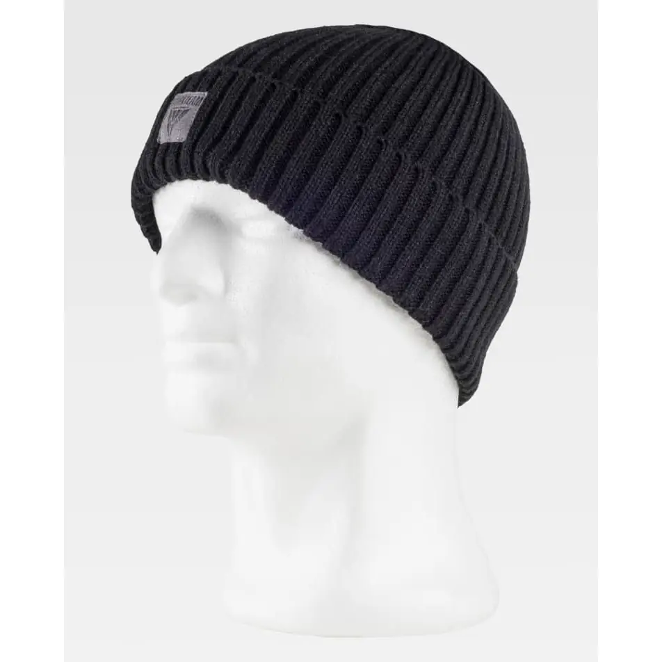 Gorro WorkTeam WFA911 2 Gorro WorkTeam WFA911, Negro, vista oblicua sobre maniquí