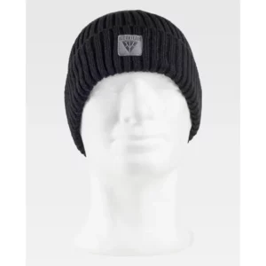 Gorro WorkTeam WFA911, Negro, vista frontal